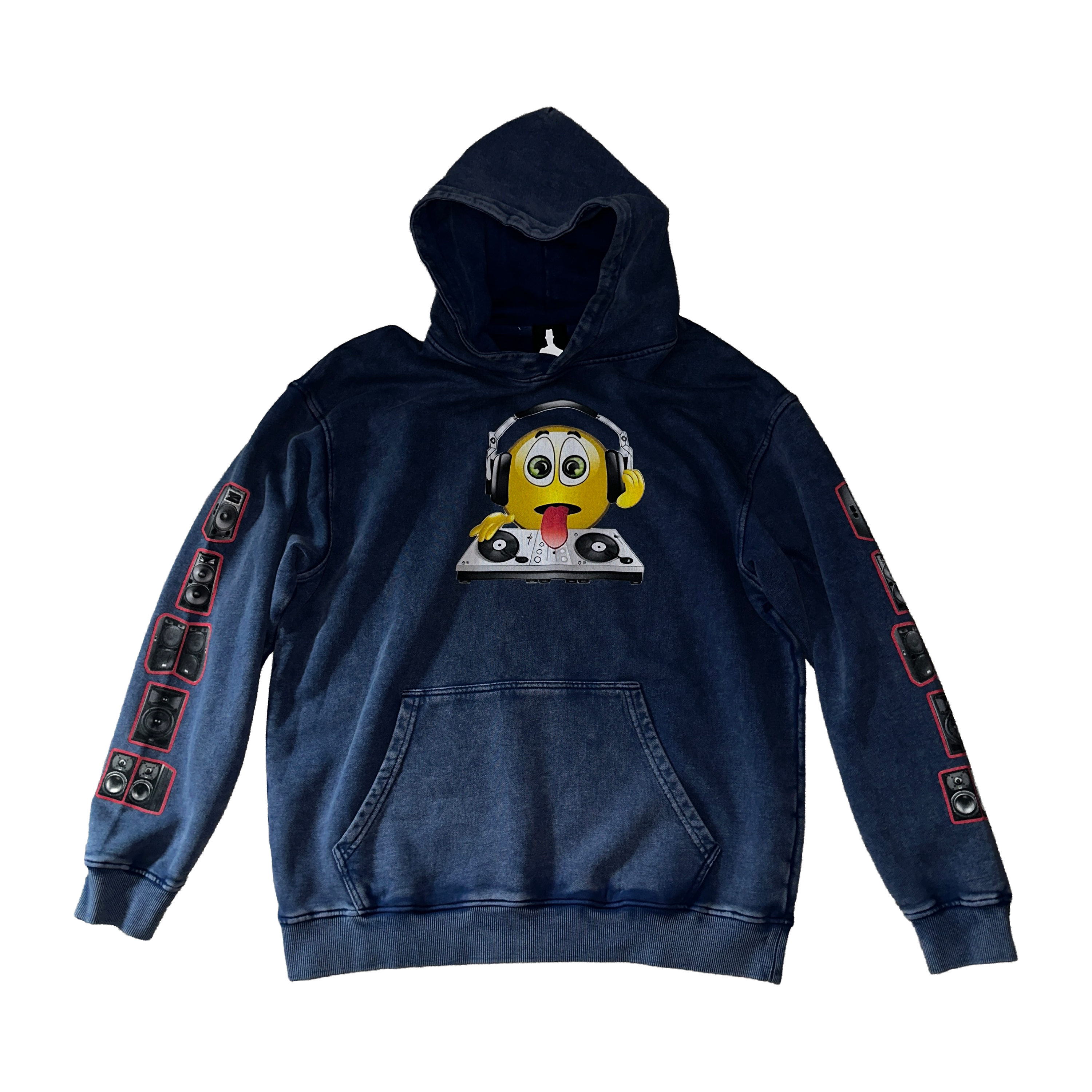I LUV DUBSTEP HOODIE BLUE